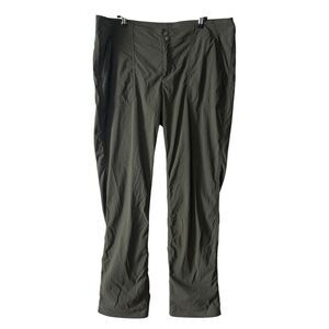 ExOfficio 12 Cargo Roll Up Pants Outdoors Army Green Hiking Pockets